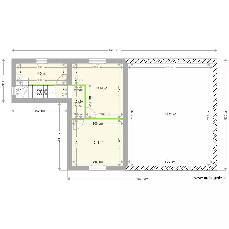 PHILIP ETAGE PROJET. Plan de 