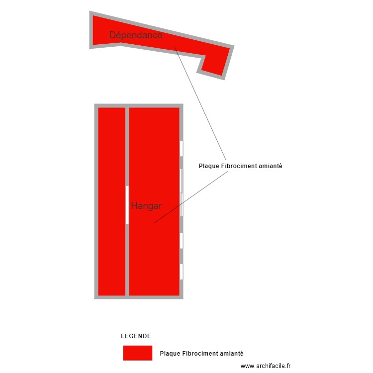 Hangar et dependance. Plan de 0 pièce et 0 m2