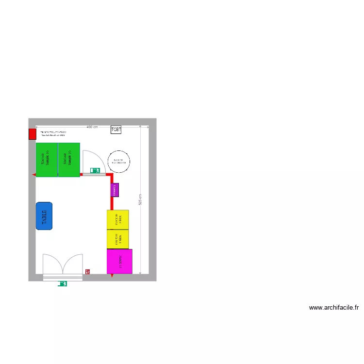 PLAN DAULNE. Plan de 