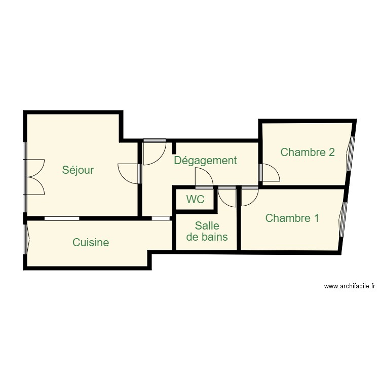 BILLET . Plan de 0 pièce et 0 m2