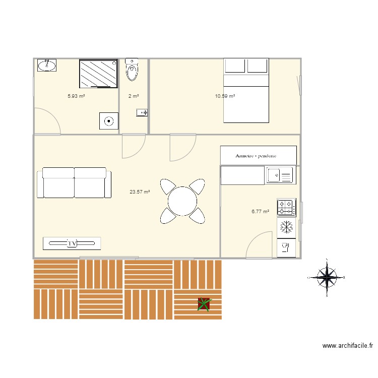 maison. Plan de 0 pièce et 0 m2