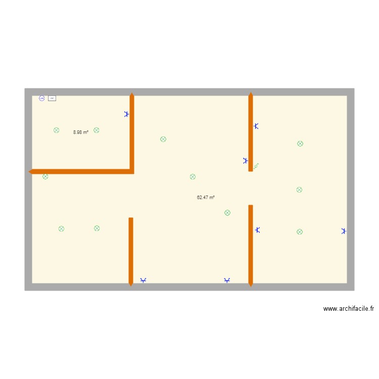 2eme. Plan de 0 pièce et 0 m2