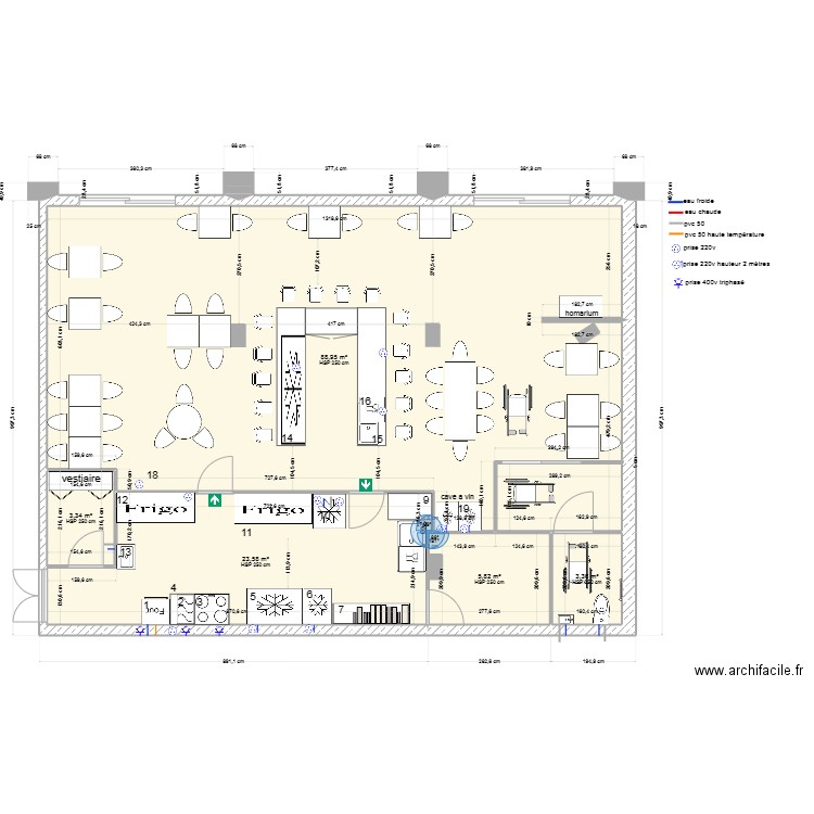 donatien malo 101. Plan de 5 pièces et 125 m2