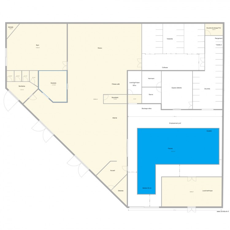 Planorigine modif 2. Plan de 0 pièce et 0 m2