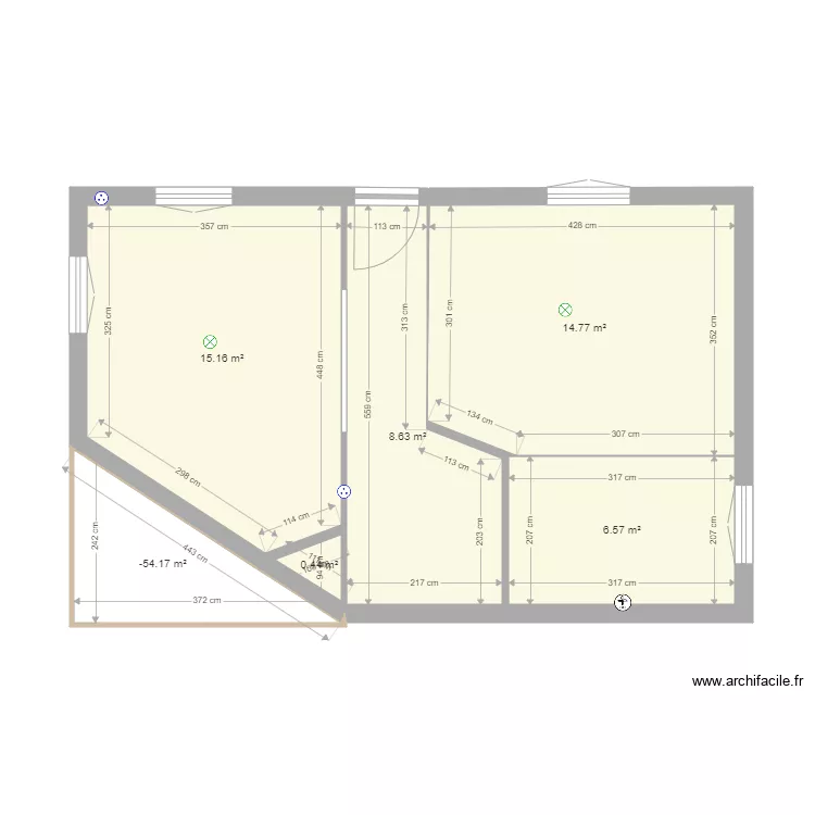 26 emile roux RDC 2. Plan de 