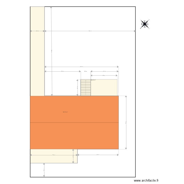 plan de masse sans velux. Plan de 0 pièce et 0 m2