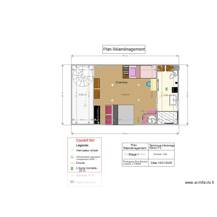 Tech Eclairage D2. Plan de 0 pièce et 0 m2