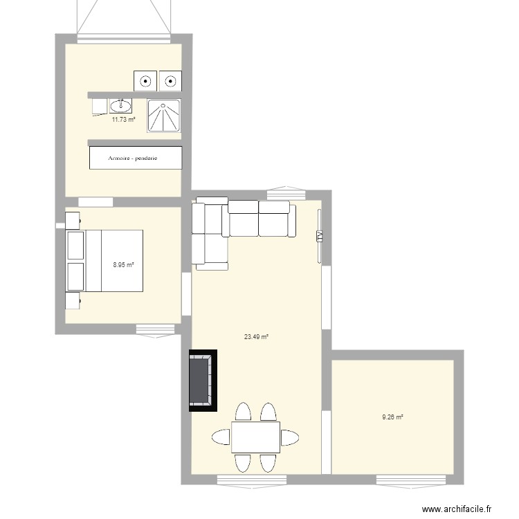 maison rdc. Plan de 0 pièce et 0 m2