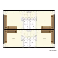 plan projet des vestiaires Gruizza Rognac