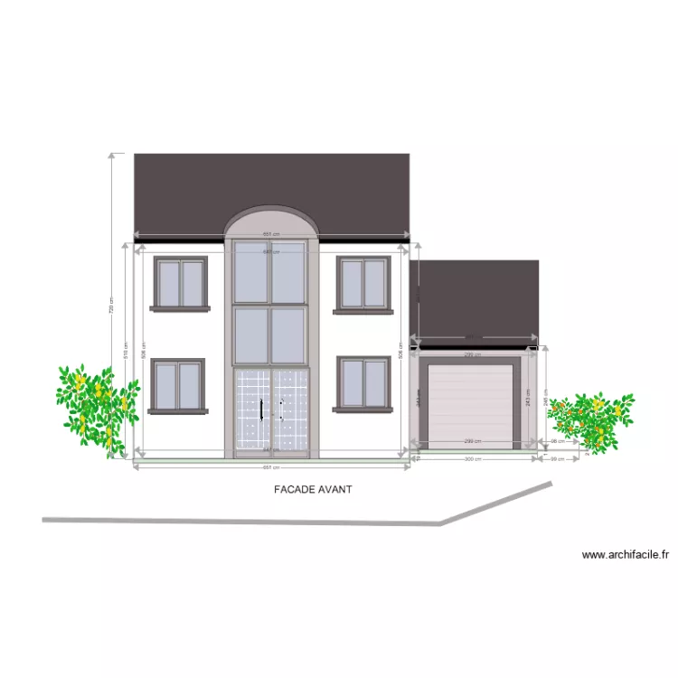 Projet nouveau herserange. Plan de 