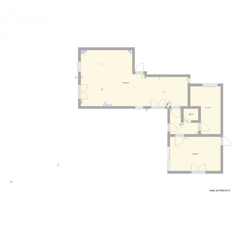PièceVie. Plan de 0 pièce et 0 m2