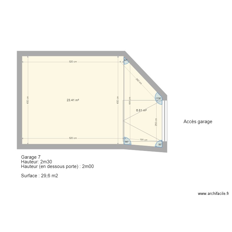 Garage 7 . Plan de 0 pièce et 0 m2