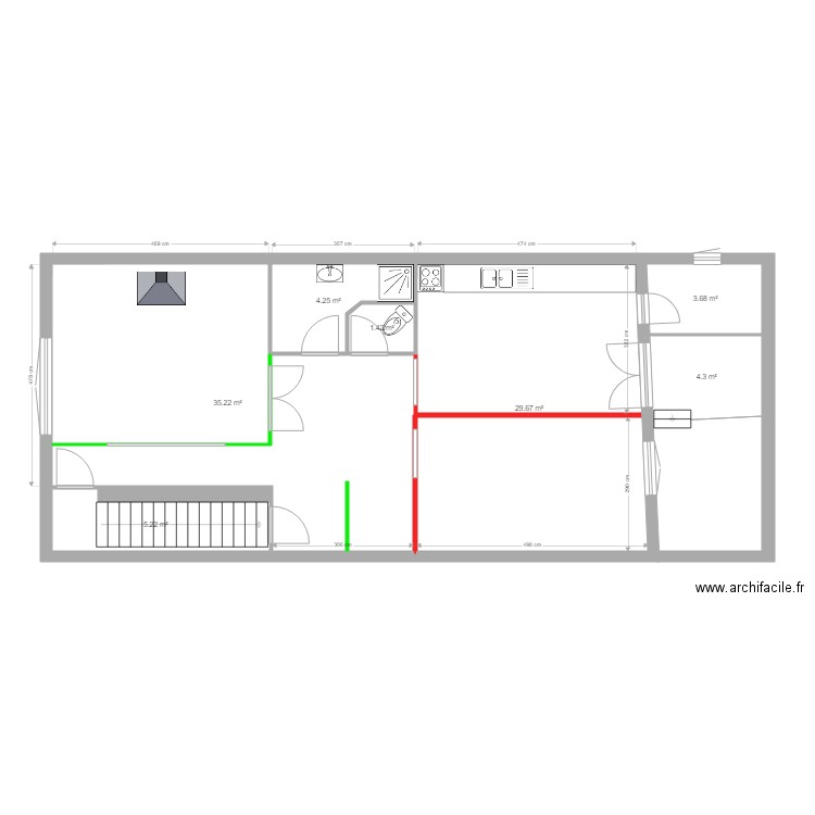 37v 1a. Plan de 0 pièce et 0 m2