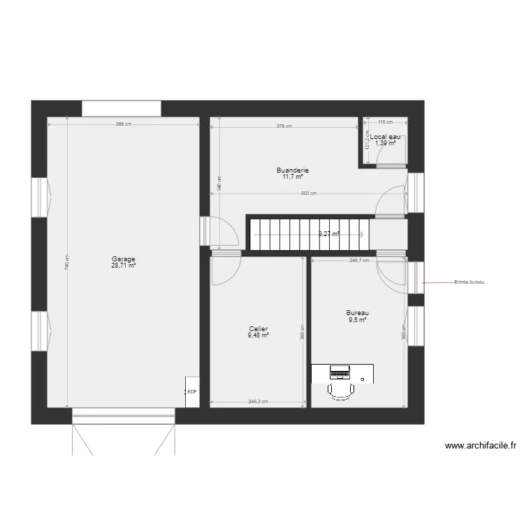 garage genevivieve bureau V FINALE. Plan de 