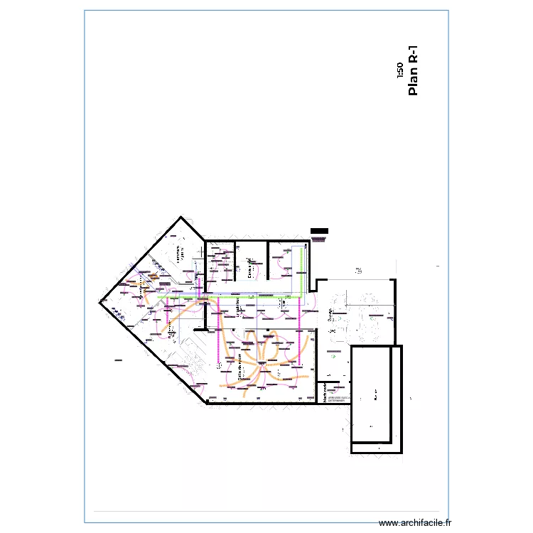 JACOU R- 1 CVC . Plan de 