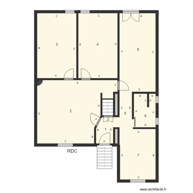 184926 Succession BEGARD Plomb. Plan de 184926 Succession BEGARD Plomb. Plan de