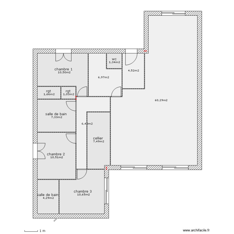 Plan. Plan de 0 pièce et 0 m2