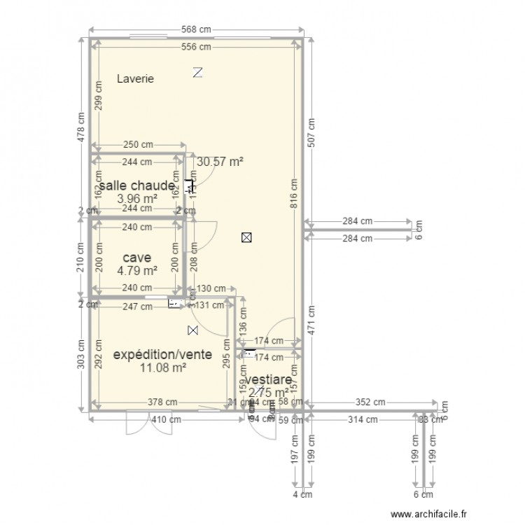 Larcher. Plan de 0 pièce et 0 m2
