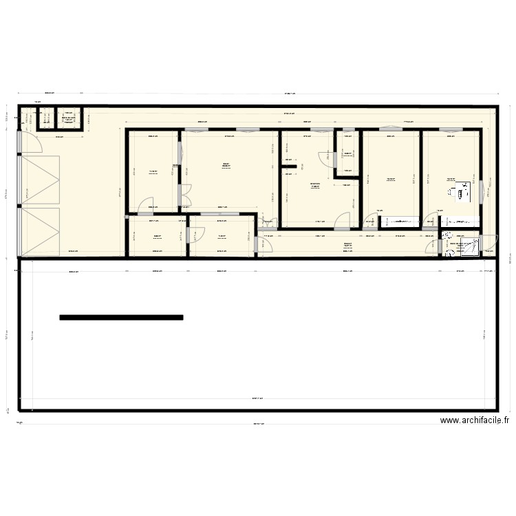 Plan maison Bassinko Mini villa 1. Plan de 0 pièce et 0 m2