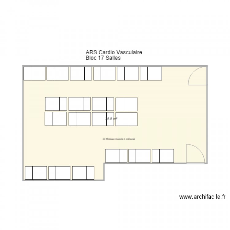 CH St ETIENNE ARS Cardio Vasculaire. Plan de 0 pièce et 0 m2