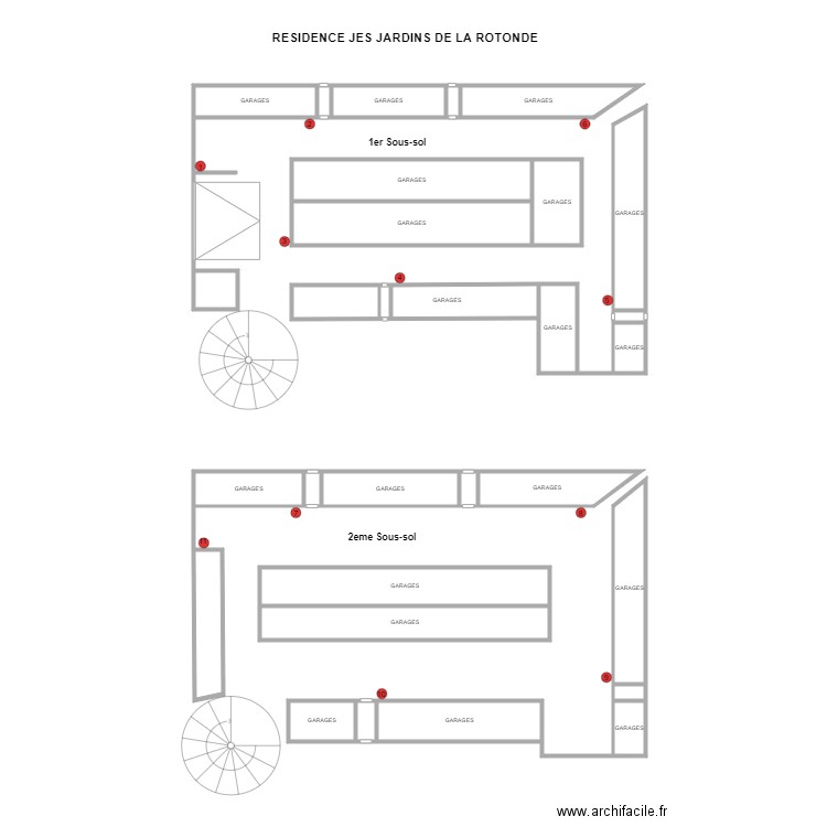 Résidence Jardins de la Rotonde. Plan de 27 pièces et 101 m2