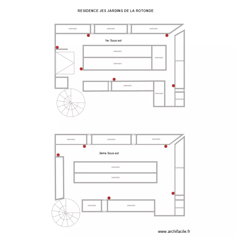 Résidence Jardins de la Rotonde. Plan de Résidence Jardins de la Rotonde. Plan de