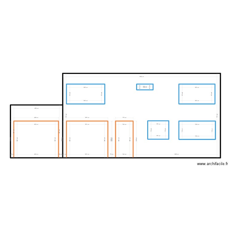 Facade principale. Plan de 0 pièce et 0 m2