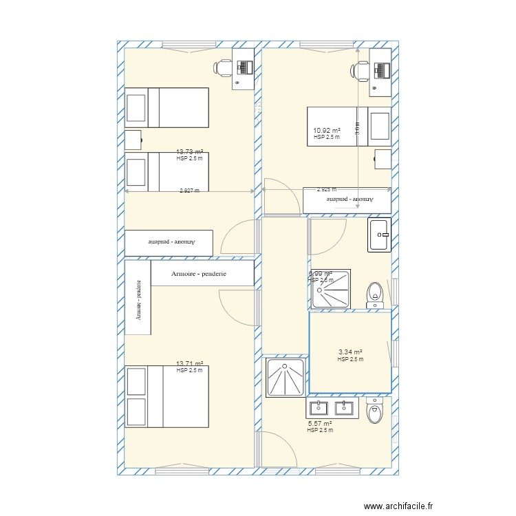 ducos  étage. Plan de 0 pièce et 0 m2