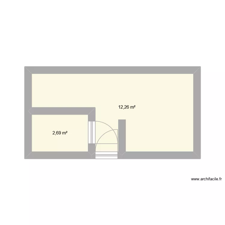 bpc kambio. Plan de 2  et 15 m²