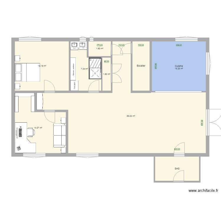 maison v18. Plan de 0 pièce et 0 m2