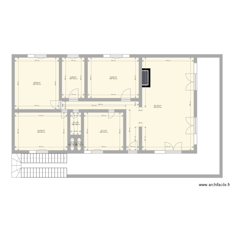 Coubert 1er étage. Plan de 0 pièce et 0 m2