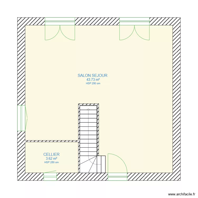 TRIHOME ETAGE . Plan de 