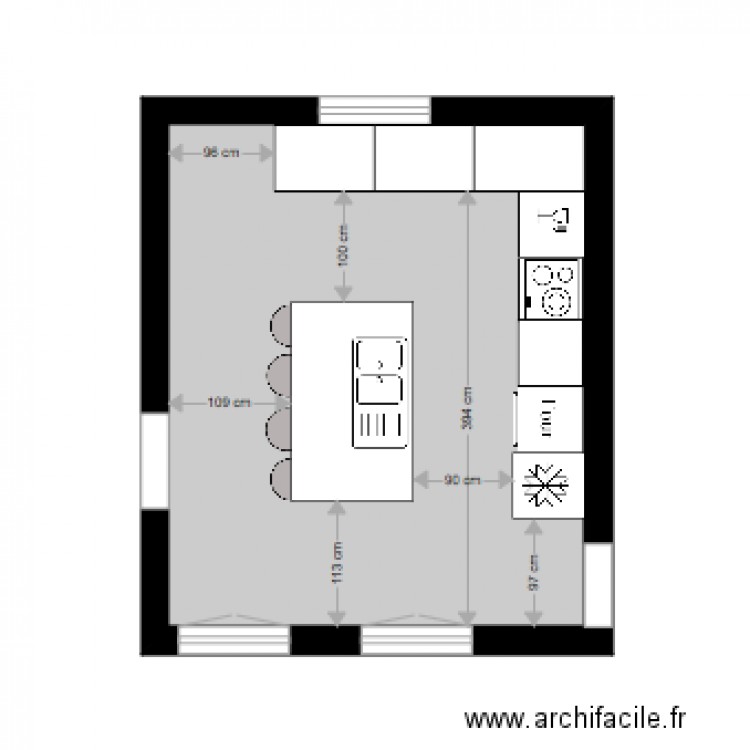 CUISINE CLARISSE ET BAPTISTE      PLAN 6. Plan de 0 pièce et 0 m2