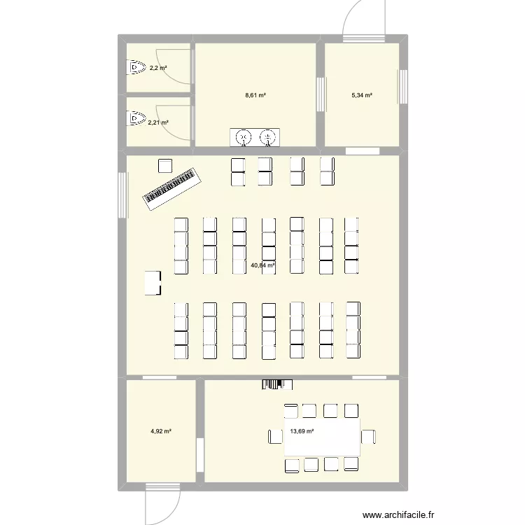 pool housse . Plan de 