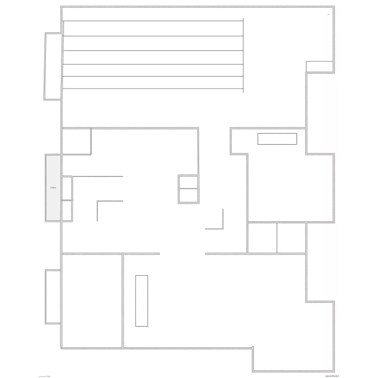 CC station 1er etage. Plan de 