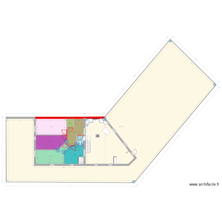 maison. Plan de 0 pièce et 0 m2