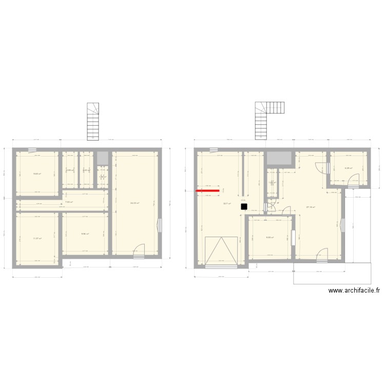 maison. Plan de 0 pièce et 0 m2