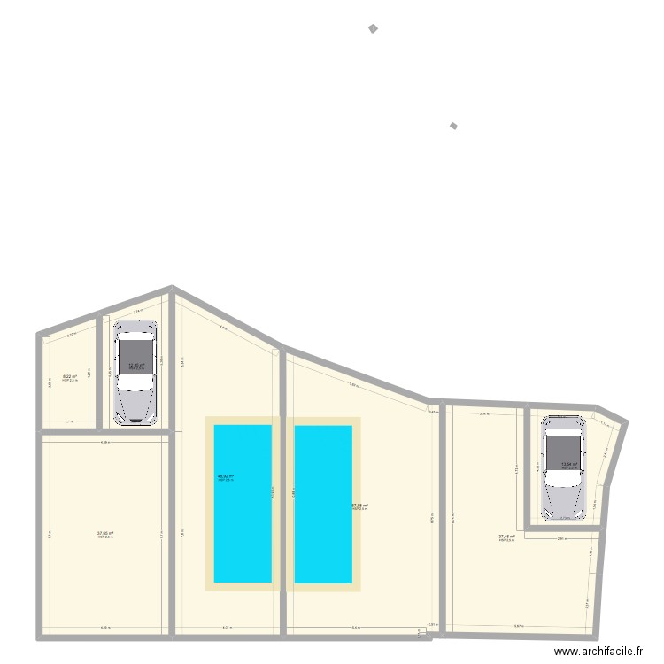 TERRE SAINTE 2. Plan de 7 pièces et 216 m2