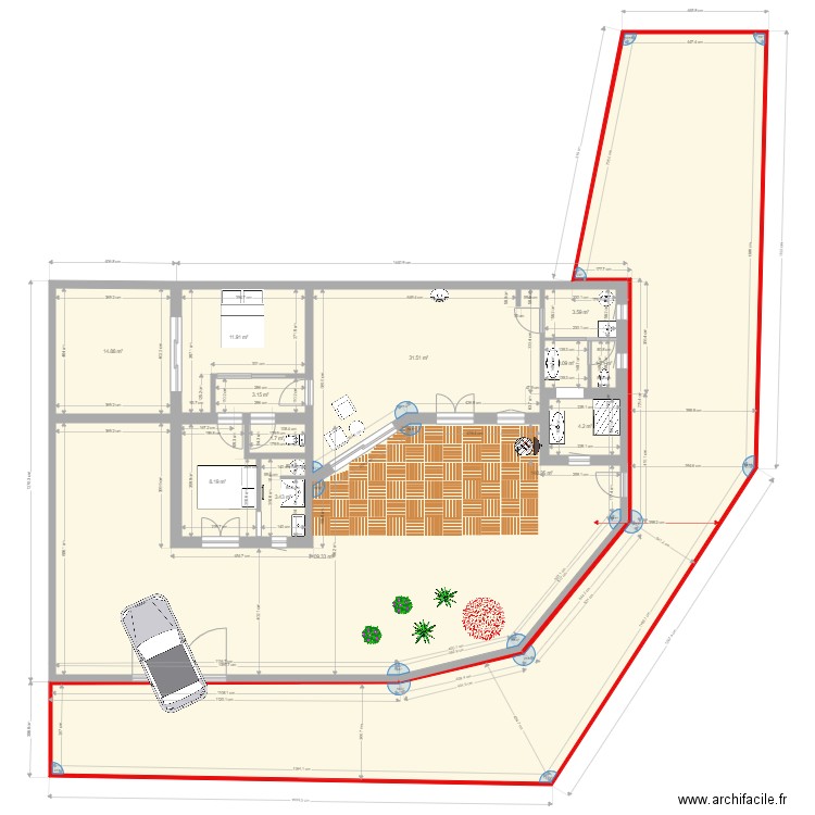 Extension SGDD  2021 URBANISME Plan en décalage V6 AVRIL. Plan de 0 pièce et 0 m2