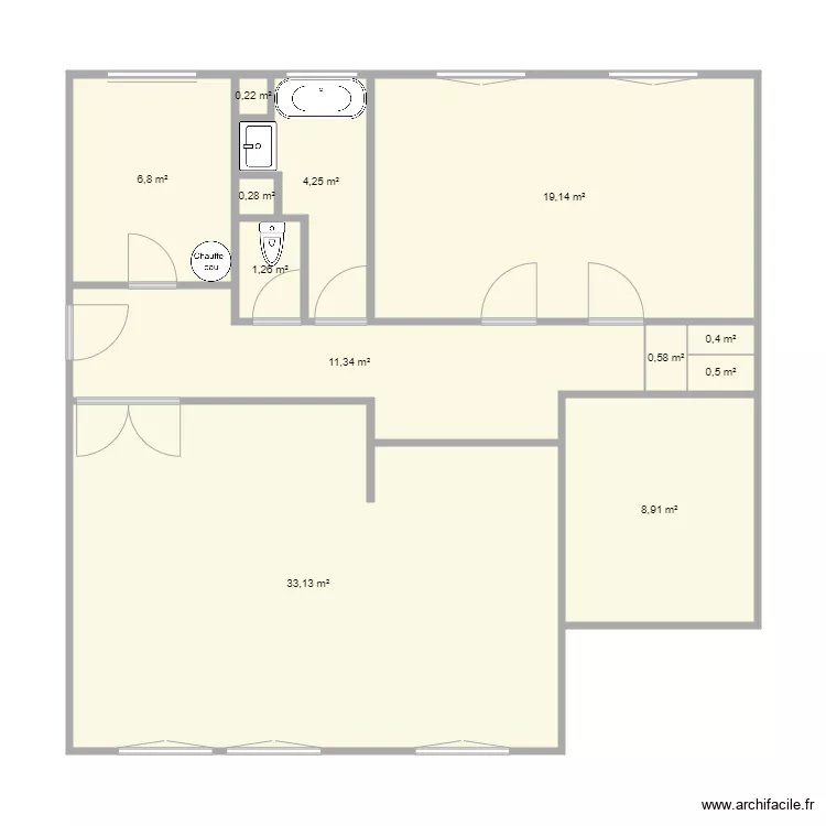 appartement. Plan de appartement. Plan de