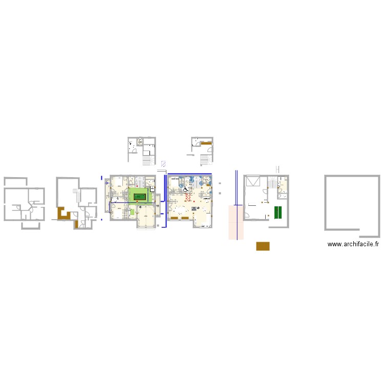 Petit chalet. Plan de 0 pièce et 0 m2