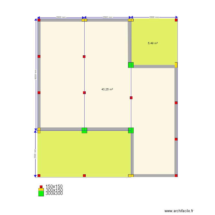 45 6 2 svai. Plan de 0 pièce et 0 m2