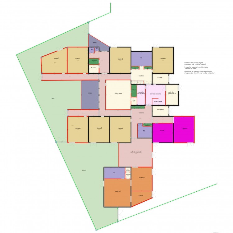 les petits queniaux mod modifié le 22. Plan de 0 pièce et 0 m2