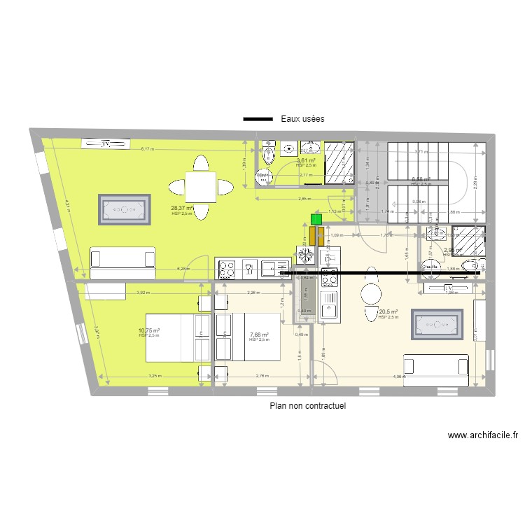 Aristide Briand Combles RESEAUX. Plan de 0 pièce et 0 m2