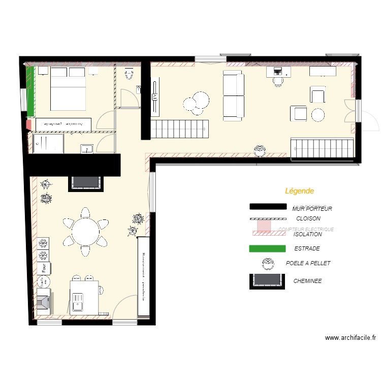 ECOCHARD C PROJET. Plan de 0 pièce et 0 m2