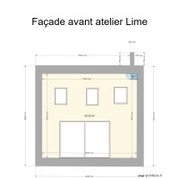 atelier Lime façace avant sur jardin