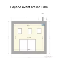 atelier Lime fa&ccedil;ace avant sur jardin
