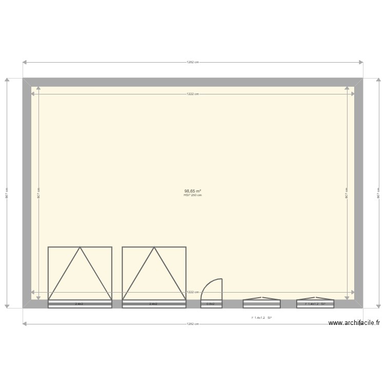 SALETTE. Plan de 0 pièce et 0 m2