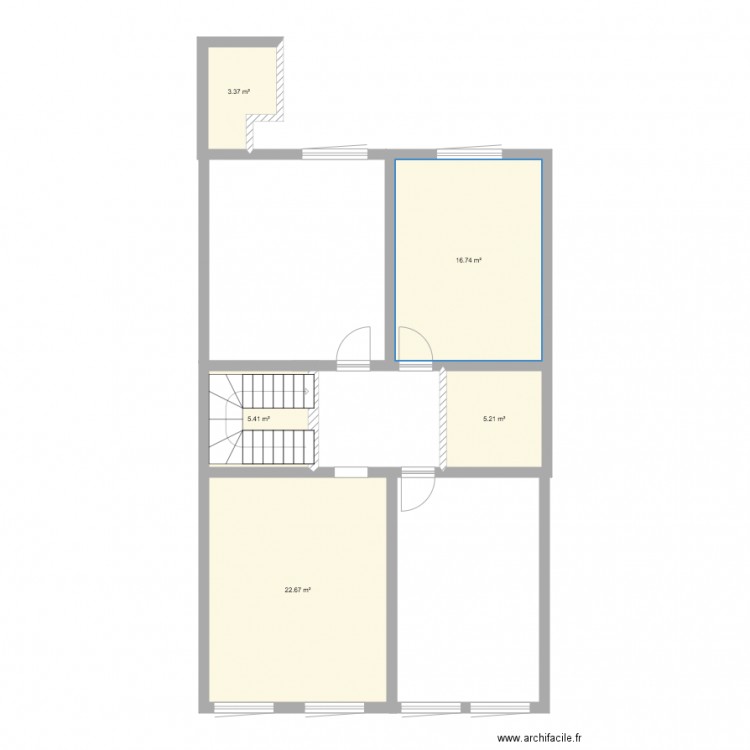 METZERVISSE ETAGE . Plan de 0 pièce et 0 m2