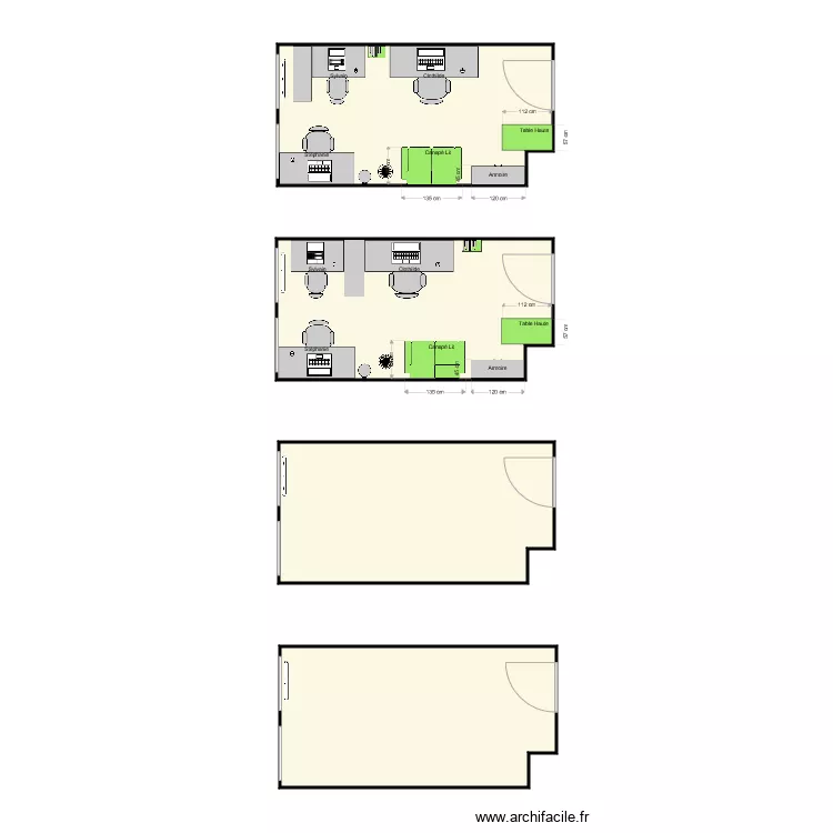 BUREAU NECKER 2. Plan de BUREAU NECKER 2. Plan de